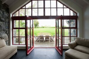 Open French Doors