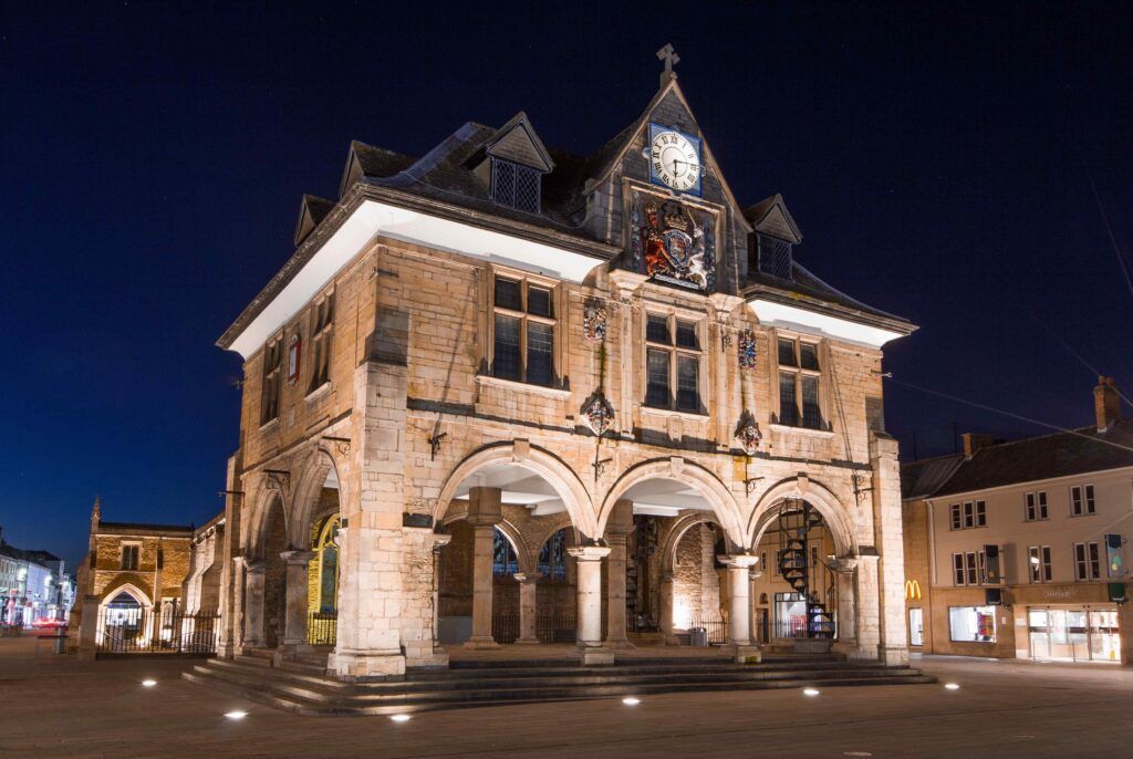 Façade of the Peterborough Guildhall